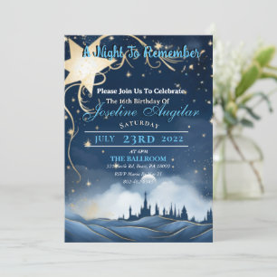 Une douce nuit étoilée 16 Invitation