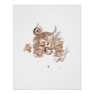 "Une élégance qui reflète", Poster brillant