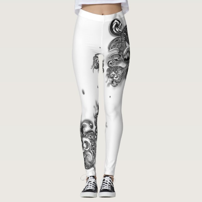 "Une élégance réfléchissante", Leggings de la femm (Devant)