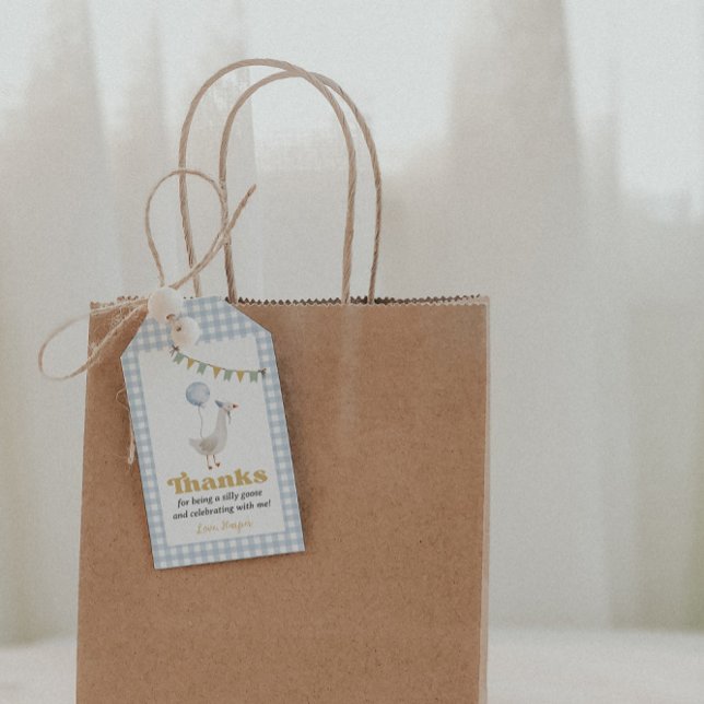 Une étiquette de cadeau d'anniversaire One Silly G (Créateur téléchargé)