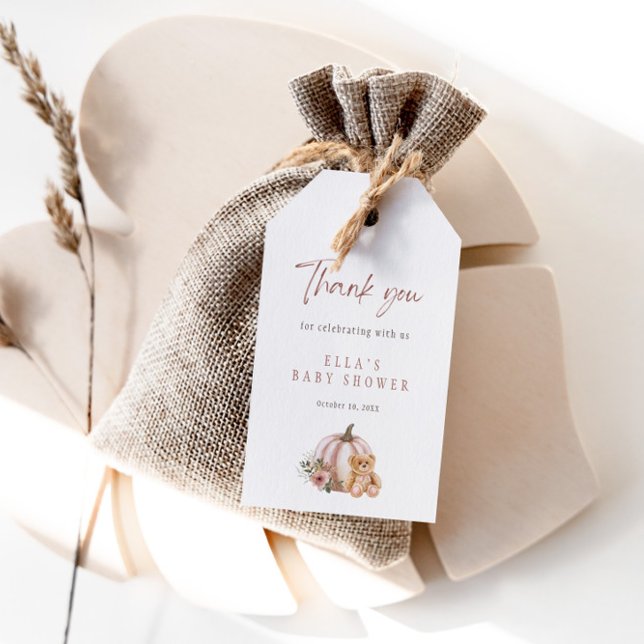 Une étiquette de cadeau Ourson en peluche petite c (Créateur téléchargé)