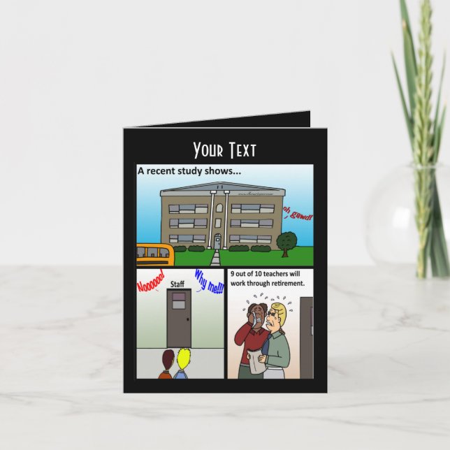 Une Étude Récente Montre Une Carte De Voeux (Devant)