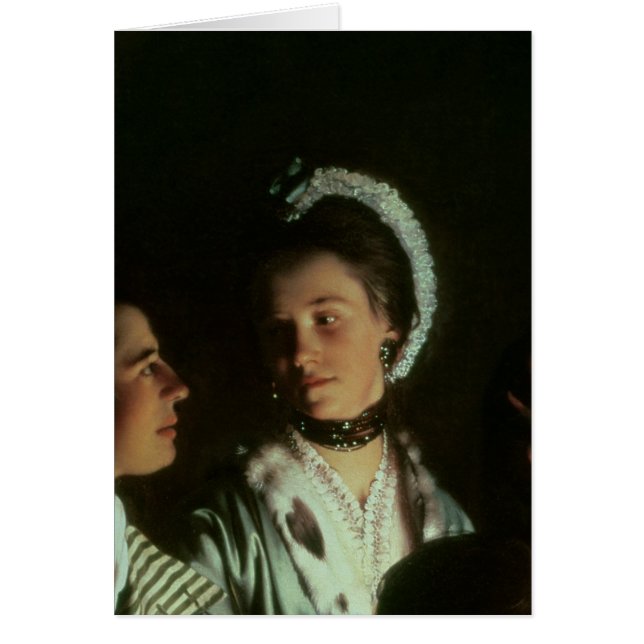 Une expérience sur un oiseau dans le compresseur, (Devant)