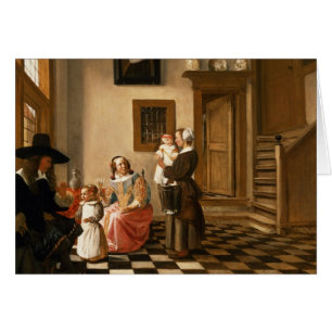 Une famille dans un intérieur