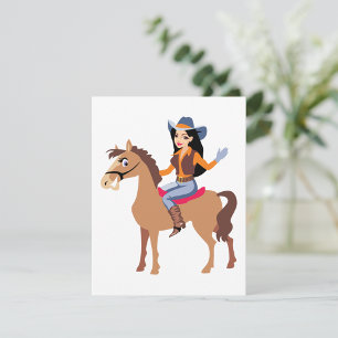Une Femme À Cheval Invitations