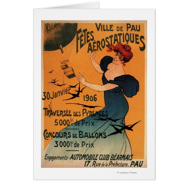 Une Femme À Tête Rouge Attend L'Affiche Des Oiseau (Devant)