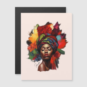 Une femme afro-américaine capable