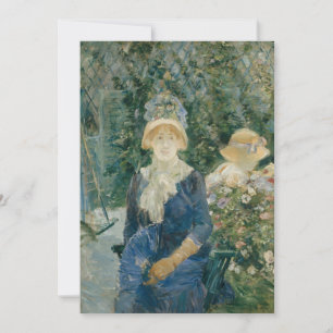 Une femme dans un jardin   Berthe Morisot
