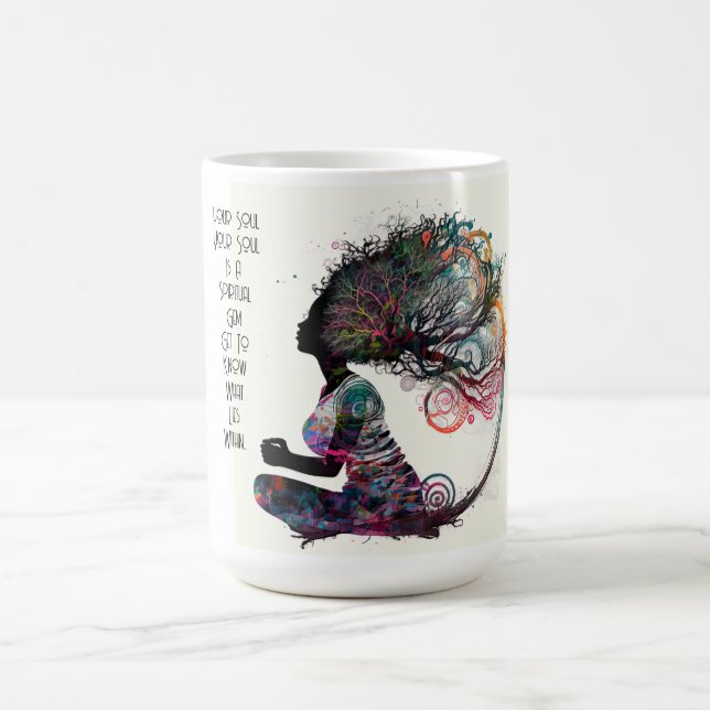 Une Femme Inspirée Gem Mug Spirituel (Centre)