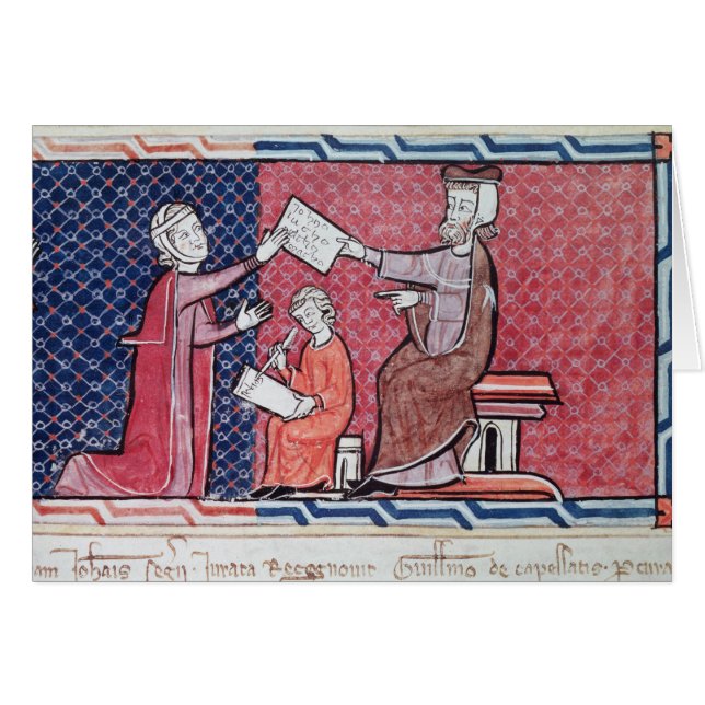Une femme prenant un serment (Devant horizontal)