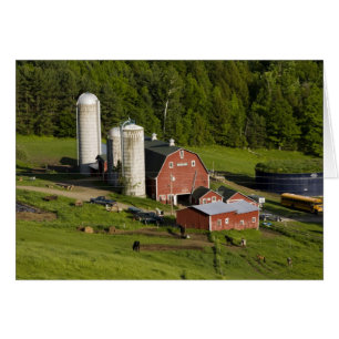 Une ferme à Barnet Center, Vermont. Connecticut