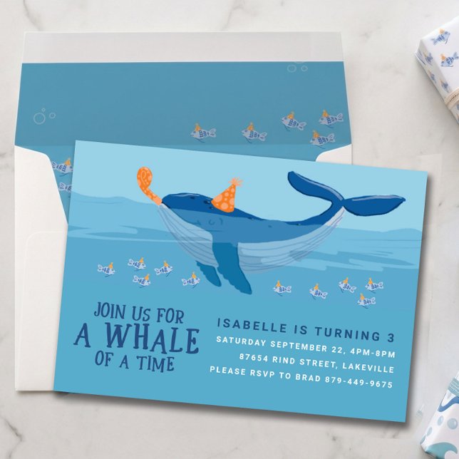 Une fête inoubliable – Invitation d'anniversaire p (Créateur téléchargé)