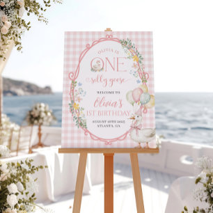 Une fille d'oie sotte 1ère Affiche de bienvenue d'