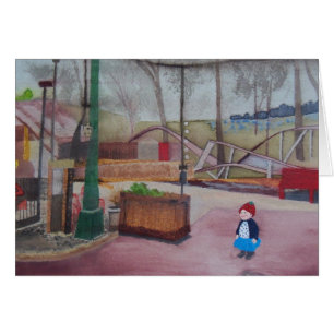 "Une fille et un parc d'attractions… "