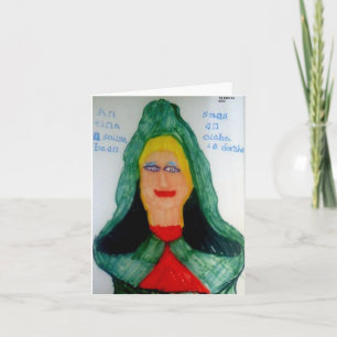 Une flamme d'une femme (gaélique irlandais) Carte