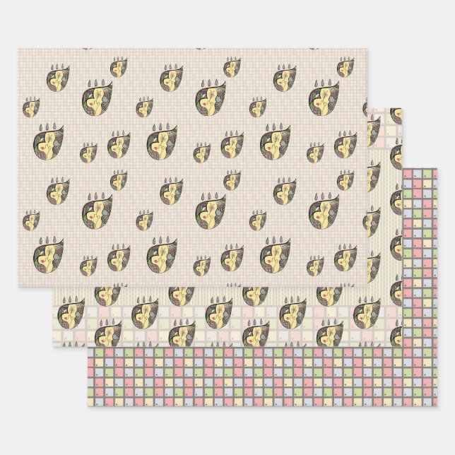 Une Fleur Dans Un Jeu De Papier Enveloppé (Lot)