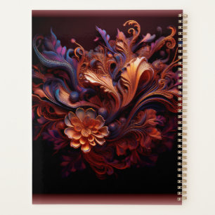 Une fleur spatiale de couleur rose