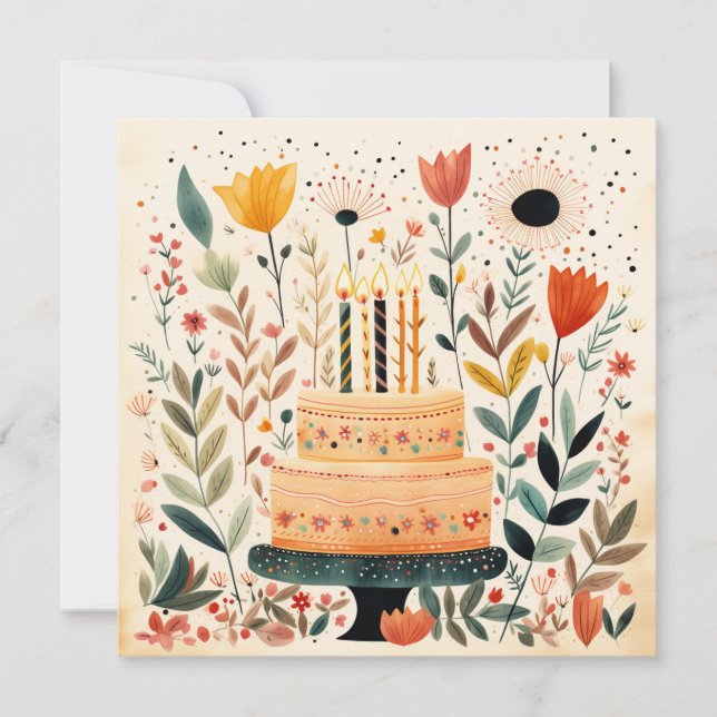 Une floraison de joie : Des souhaits florissants (Devant)