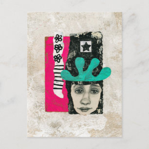 Une fois et toujours une carte postale de lunatiqu