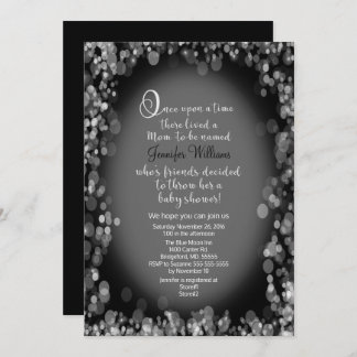 Une Fois Sur Une Invitation Baby shower