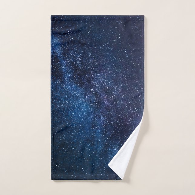 Une galaxie d'étoiles dans la nuit mignonne (Serviette à main)