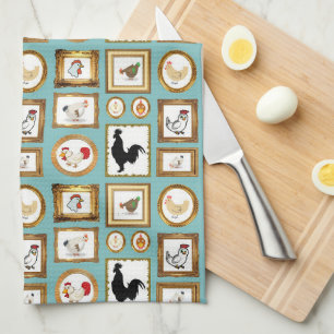 UNE GALERIE DE SERVIETTES DE CUISINE EN POULET