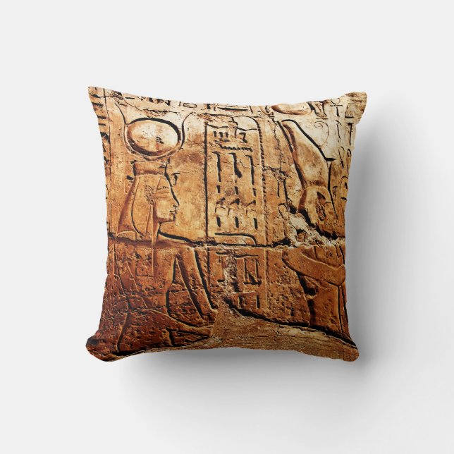 "Une histoire coussin d'art de JTG en Egypte" (Recto)