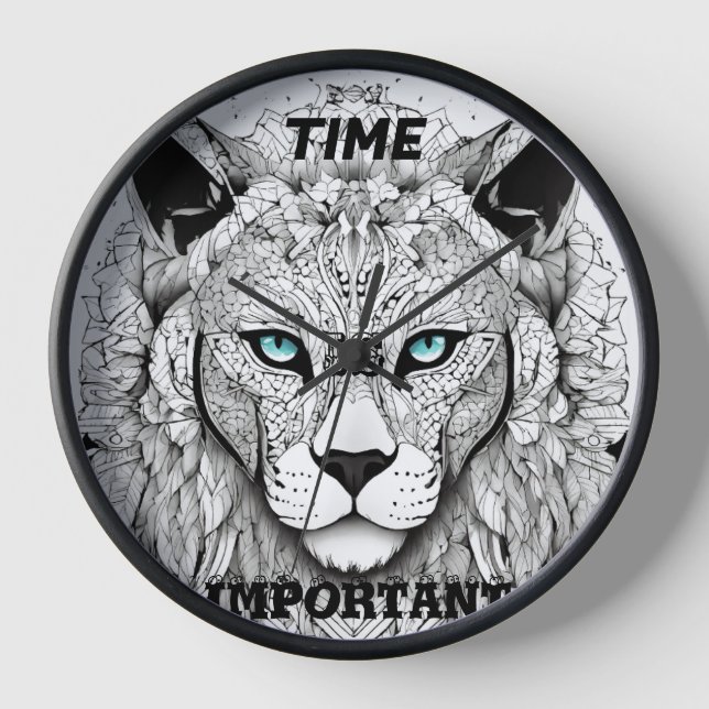 Une horloge moderne (Recto)