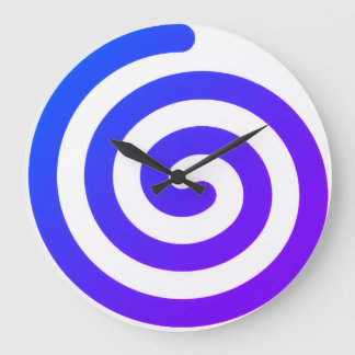 Une horloge murale de cuisine ou de salon en spira
