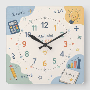 Une horloge murale pour la chambre des enfants