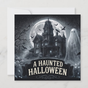 Une illustration gothique vintage d'Halloween hant
