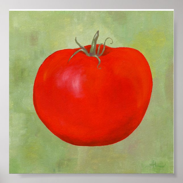 Une impression de peinture à la tomate (Devant)