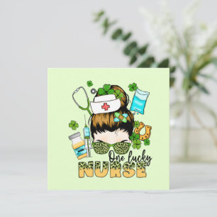 Une infirmière chanceuse St. Patrick's