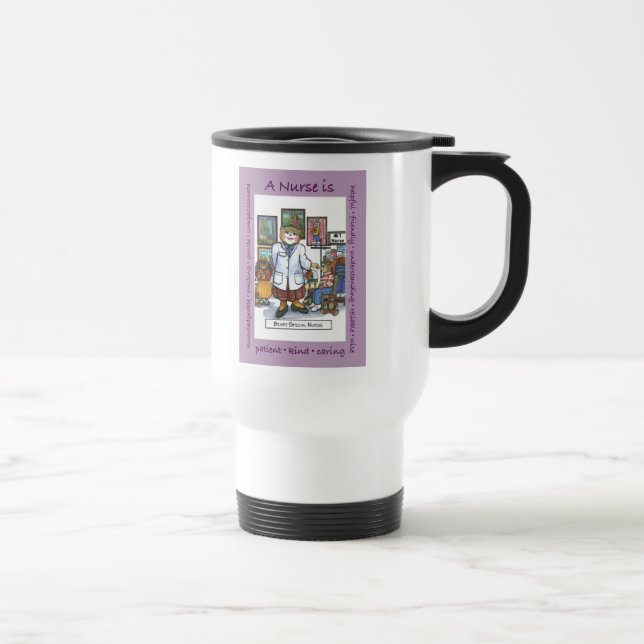 Une infirmière d'école est… tasse (Droite)
