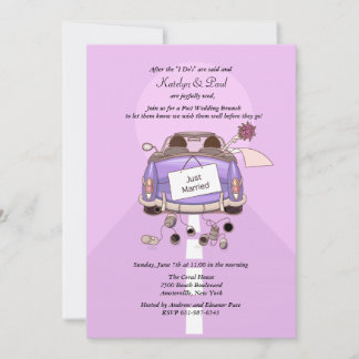 Une invitation à Brunch pour deux Mariages mariés