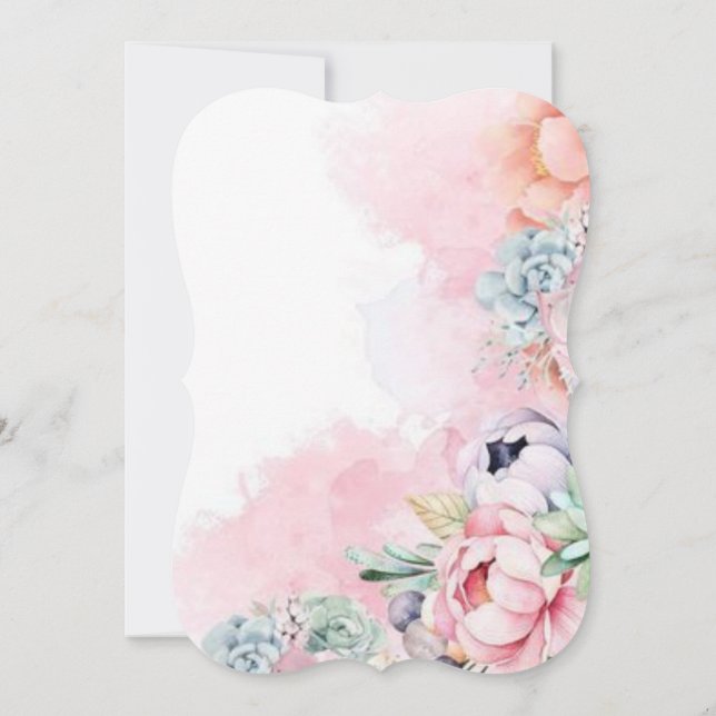 Une invitation à célébrer la fête des mères (Dos)