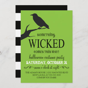 Une invitation à Halloween pernicieuse