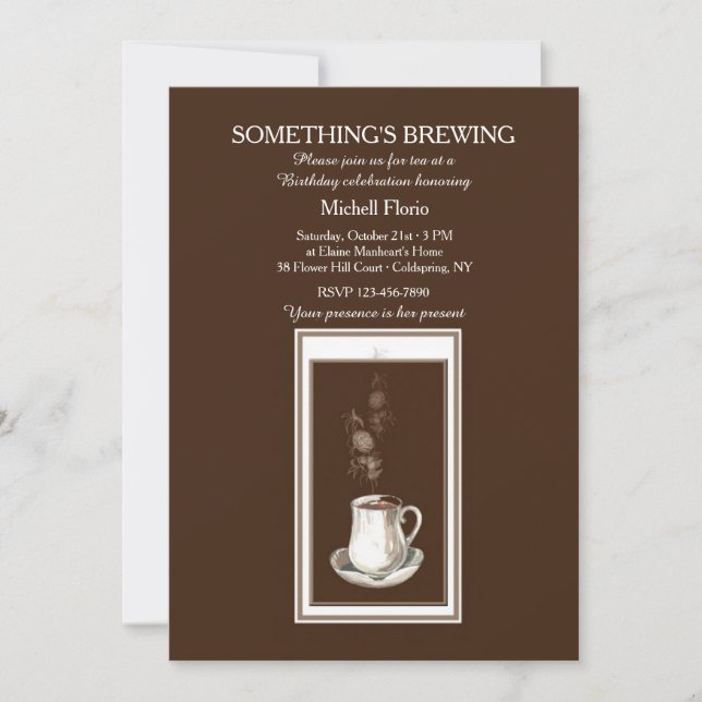 Une invitation à la fête du thé (ou du café) "Some (Devant)