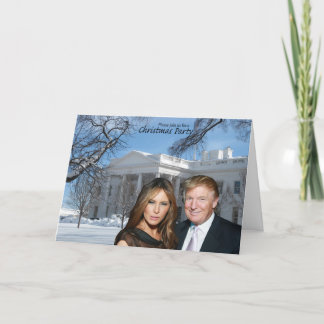 Une invitation à Noël de Donald et Melania