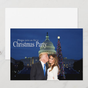 Une invitation à Noël de Donald et Melania