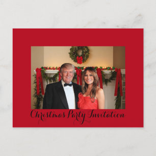 Une invitation à Noël de Donald et Melania