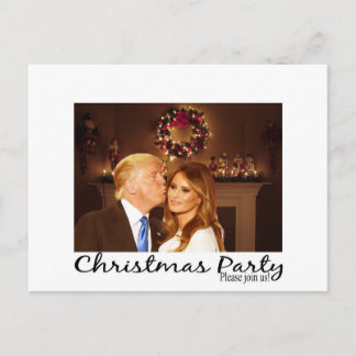 Une invitation à Noël de Donald et Melania