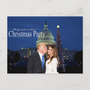 Une invitation à Noël de Donald et Melania