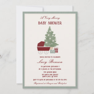 Une invitation à une baby shower très joyeuse