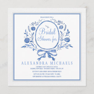 Une invitation bleue