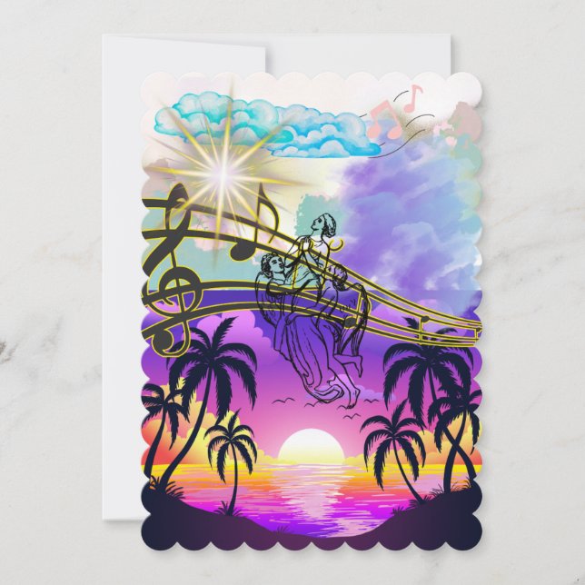 Une invitation céleste (Devant)