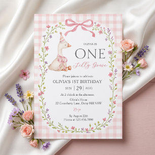 Une invitation d'anniversaire de canard idiot à ru
