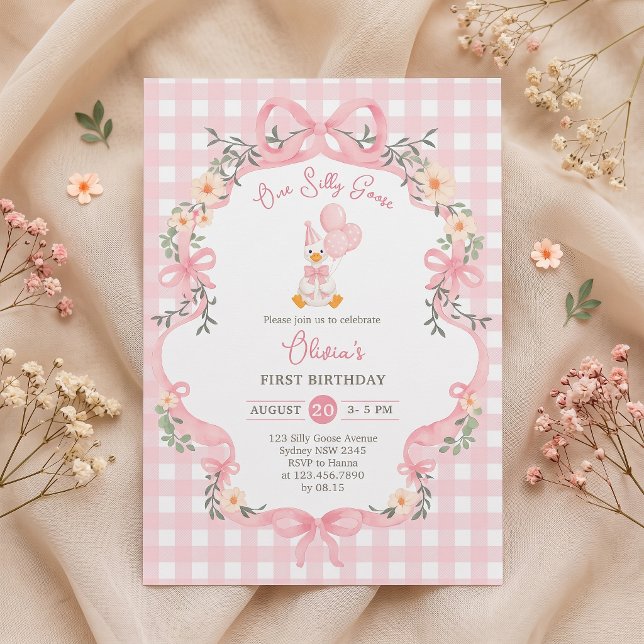 Une invitation d'anniversaire de fille à l'arc-en- (Créateur téléchargé)