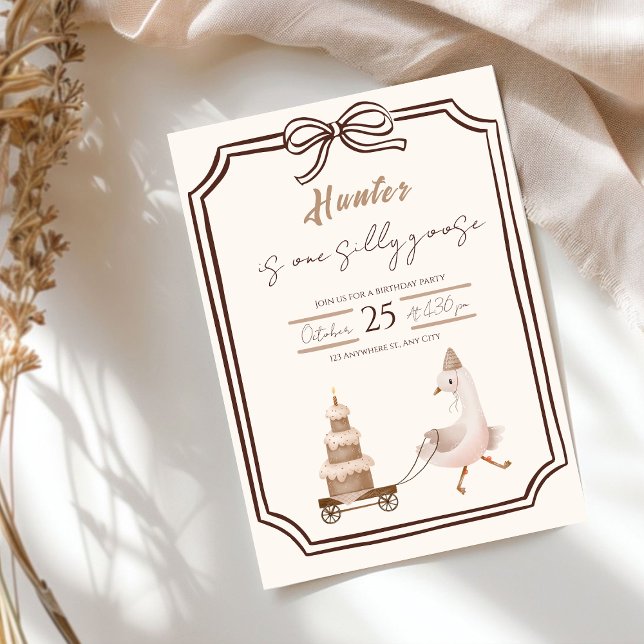 Une invitation d'anniversaire pour un garçon drôle (Créateur téléchargé)