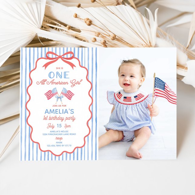 Une invitation d'anniversaire pour une fille tout  (Créateur téléchargé)